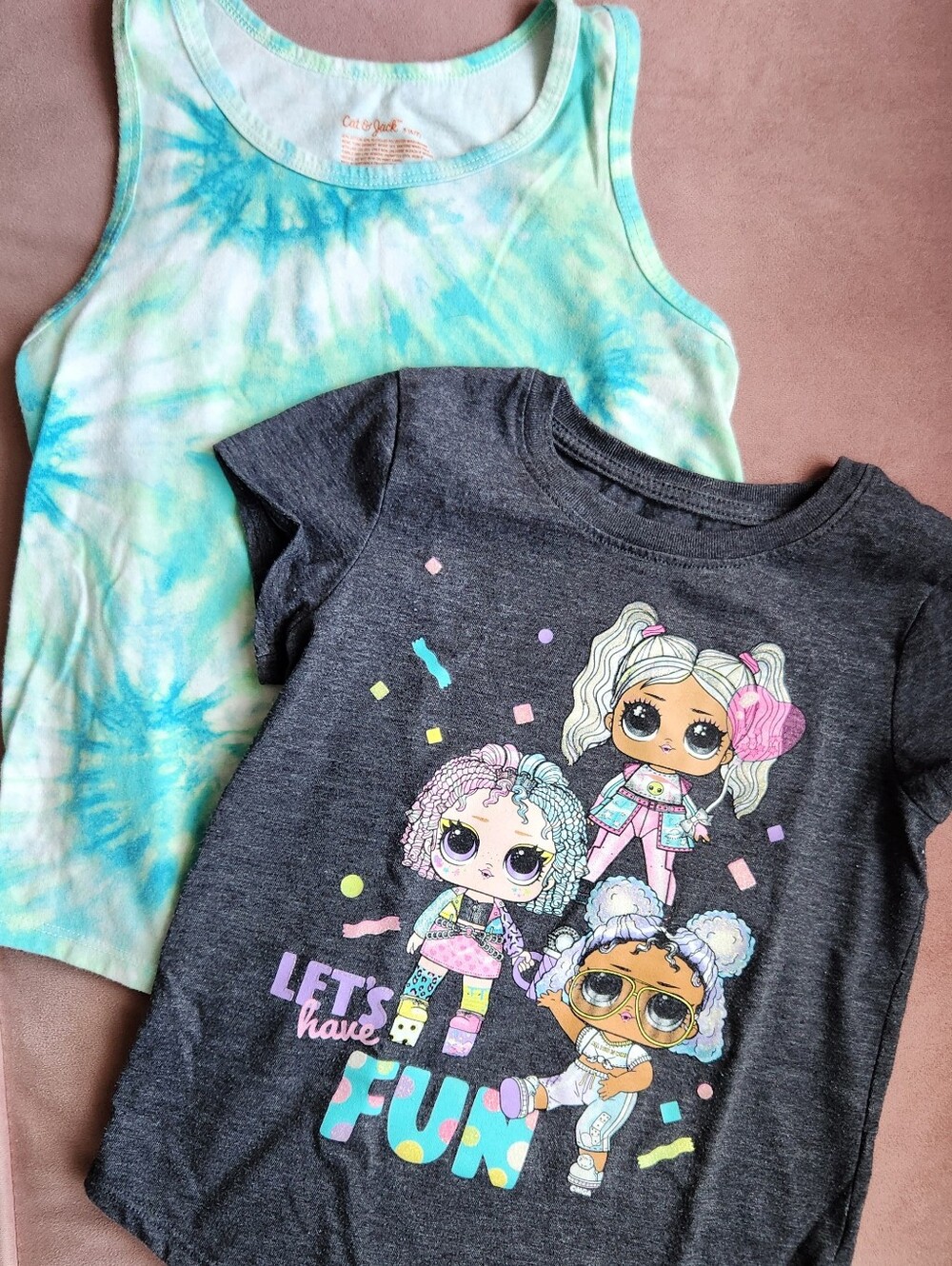 Baby Brats T -small. & Tie-Dye Tank 5/6 Kids